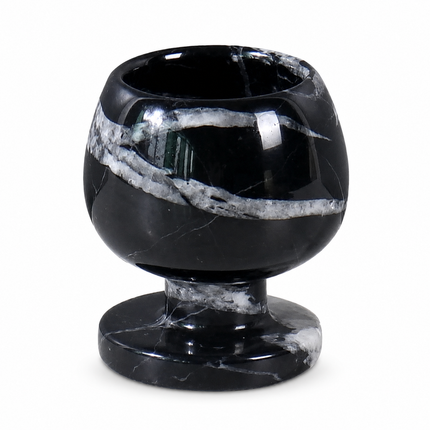 Black Marble Candle Holder 🤍