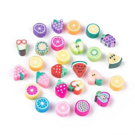 Fruit Design Polymer Clay Beads