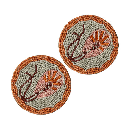 G'day Beaded Coaster (2) 🤍