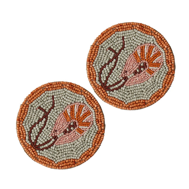 G'day Beaded Coaster (2) 🤍