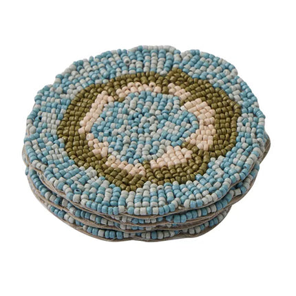 Beth Beaded Coasters (4) 🤍