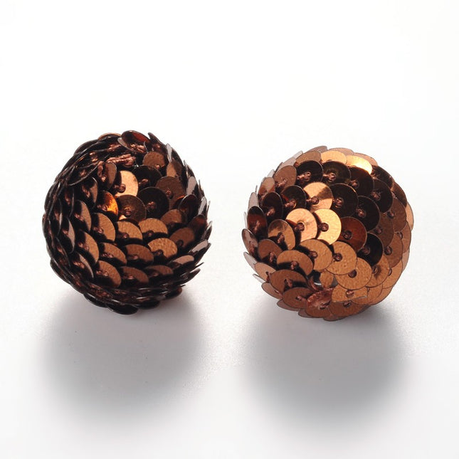Paillette Woven Acrylic Beads