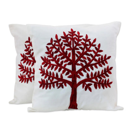 Red Tree Cushion Covers 🤍