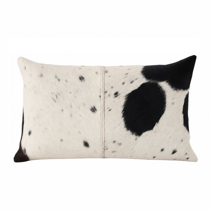 Black & White Cowhide Cushion Cover 🤍
