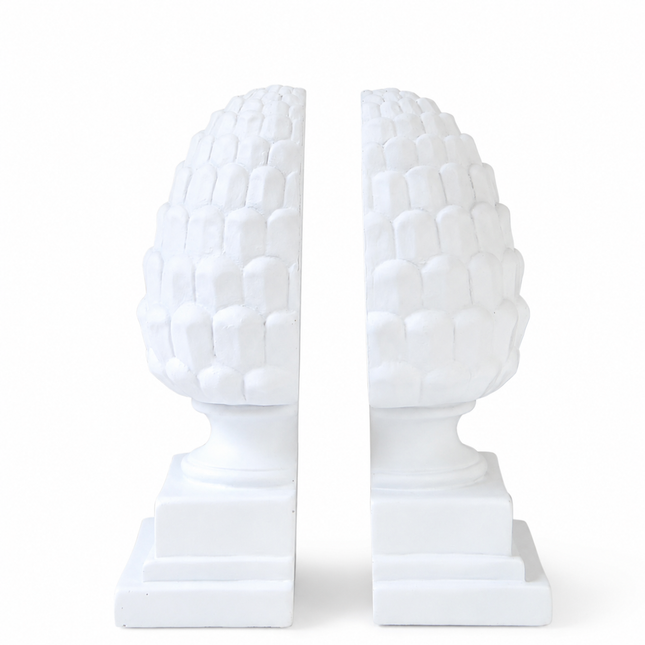 Pinecone Bookends 🤍