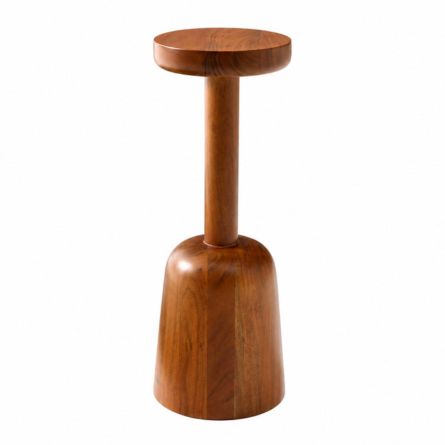 Wooden Pedestal Drink Table 🤍