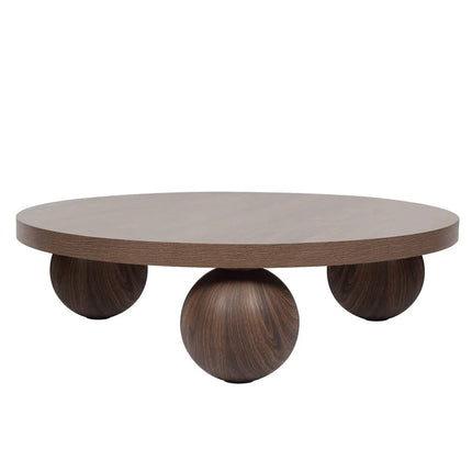 Walnut Ball Coffee Table 🤍