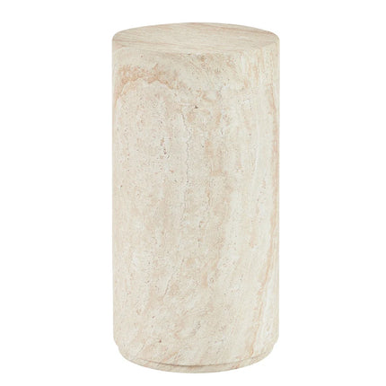 Travertine Effect Side Table 🤍