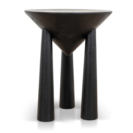 Black Round Side Table 🤍