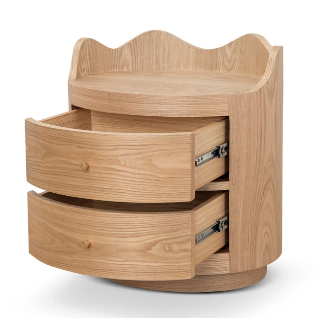 Natural Wood Bedside Table 🤍