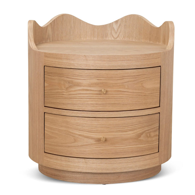 Natural Wood Bedside Table 🤍