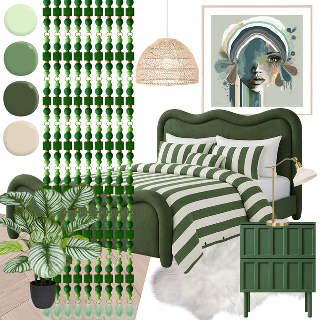 "Green with Envy" Mood Board 🤍
