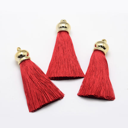 Red Tassel Pendants