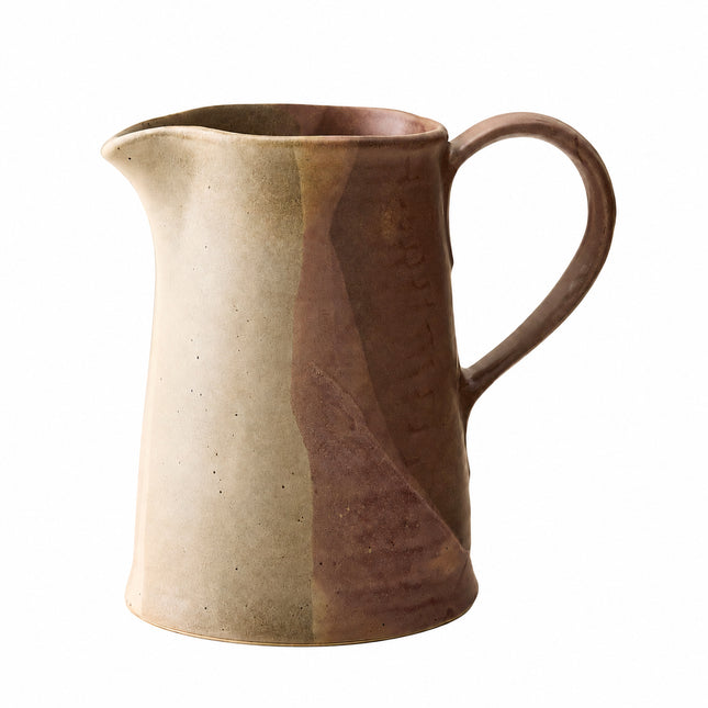 Two-Tone Stoneware Pitcher 🤍