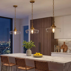 <p>1-Light Glass Shade Pendant Light</p>