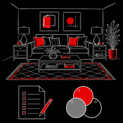 Decorlicious living room design package Australia
