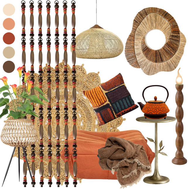 "Bohemian Brown" Mood Board 🤍