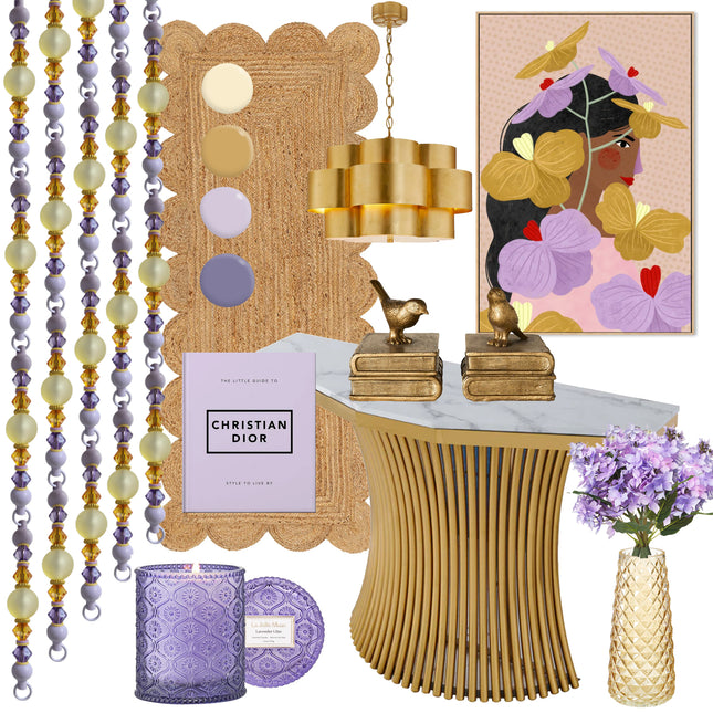 "Lemon Lilac" Mood Board 🤍