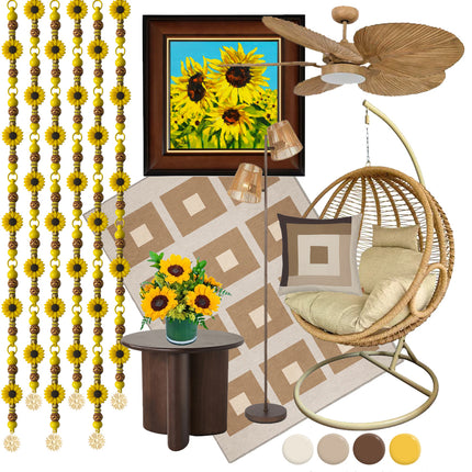 "Sunflower Haven" Mood Board 🤍