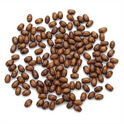 Oval Wooden Spacer Beads