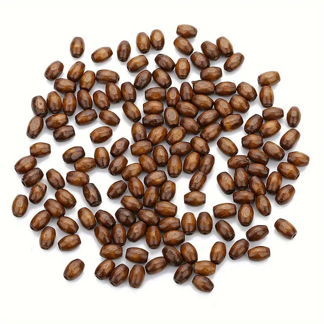 Oval Wooden Spacer Beads