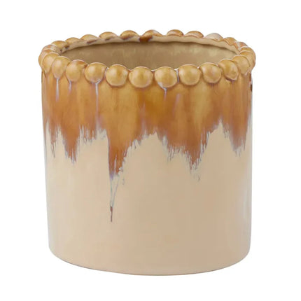 Tan Ceramic Pot 🤍