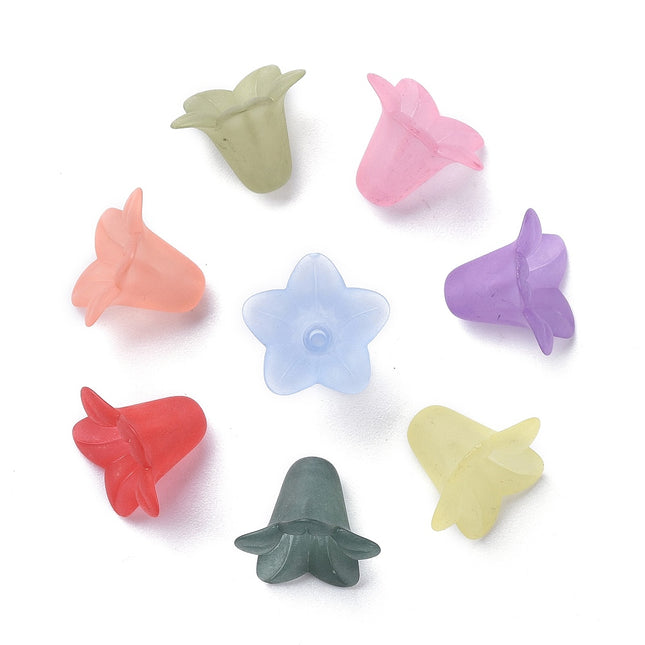 Frosted Flower Beads