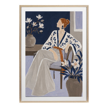 Quiet Elegance Framed Print 🤍