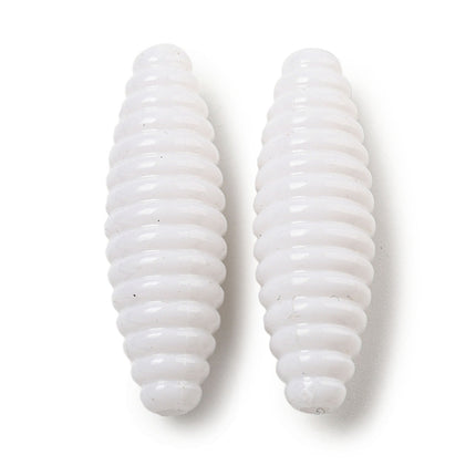 White Rice Shape Acrylic Beads