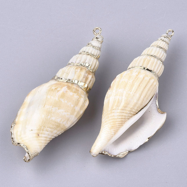 Large Spiral Shell Pendants