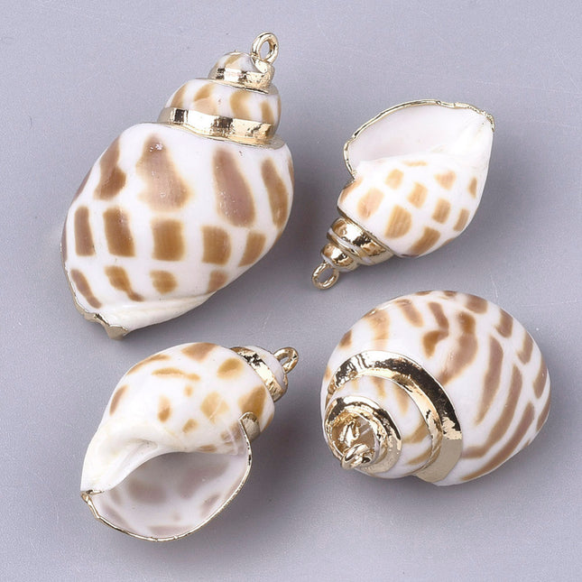 Spiral Shell Pendants