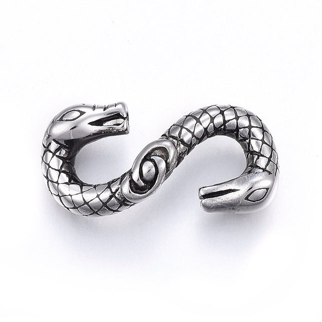 Stainless Steel Snake S-Hook Clasp