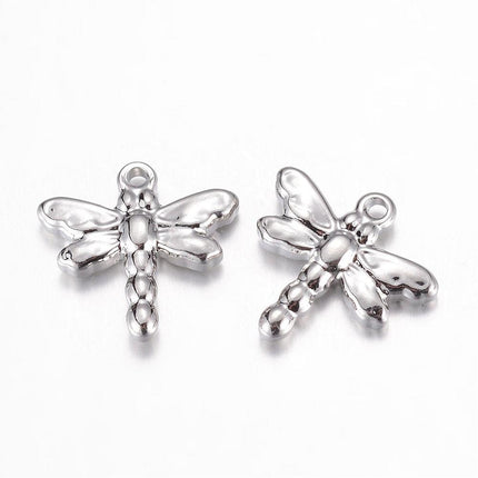 Stainless Steel Dragonfly Charms