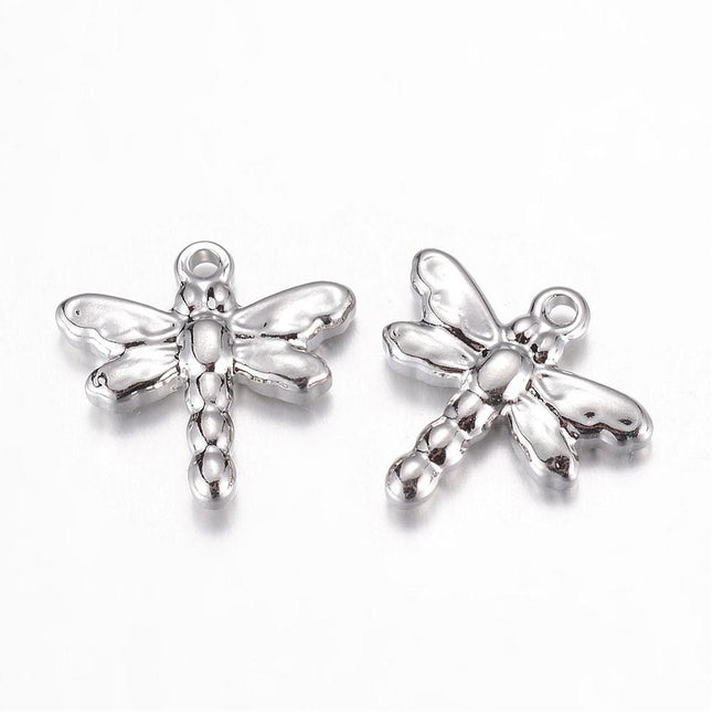 Stainless Steel Dragonfly Charms