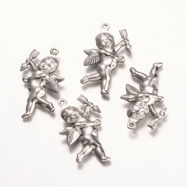 Stainless Steel Cupid Pendants