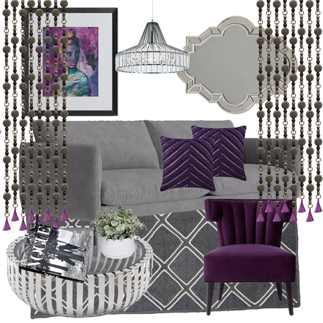 "Silver Flowers" Mood Board 🤍