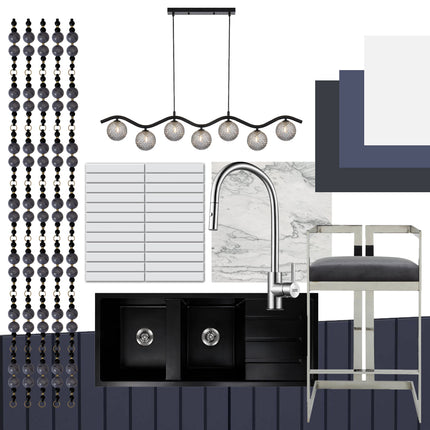 "Smokey Grey Marble" Mood Board 🤍