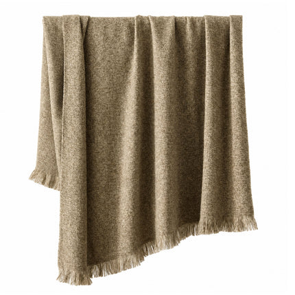 Teak Brushed Woven Throw 🤍