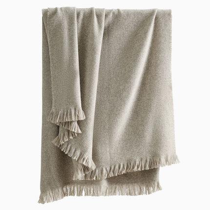 Vetiver Green Brushed Woven Throw 🤍