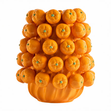 Orange Sculptural Vase 🤍