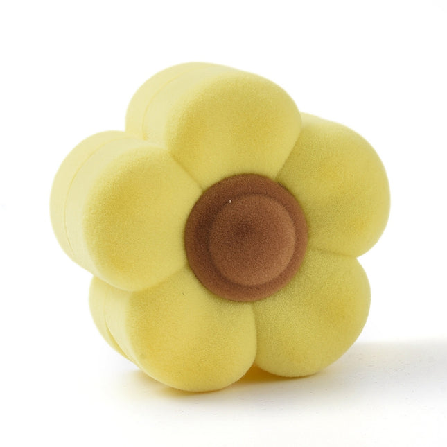 Yellow Plum Blossom Velvet Jewellery Box