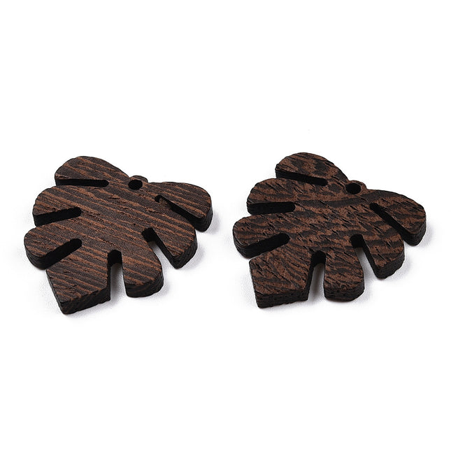 Wooden Leaf Pendant