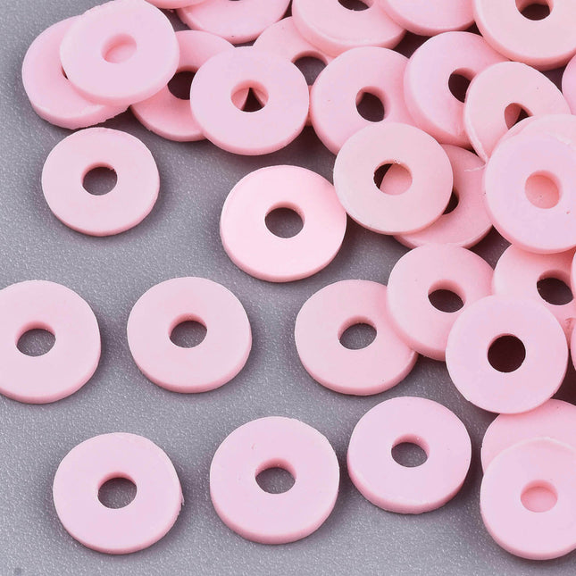 Pink Heishi Beads