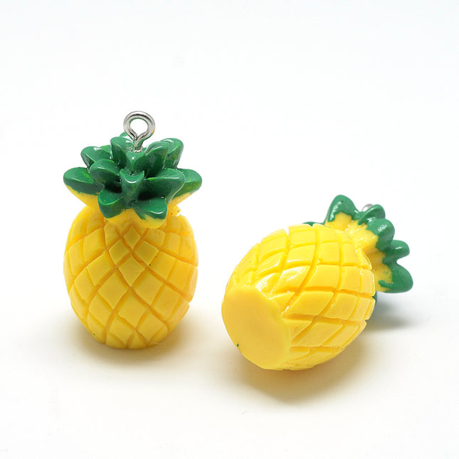 Pineapple Resin Pendants