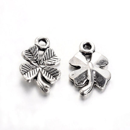 Alloy Clover Charms