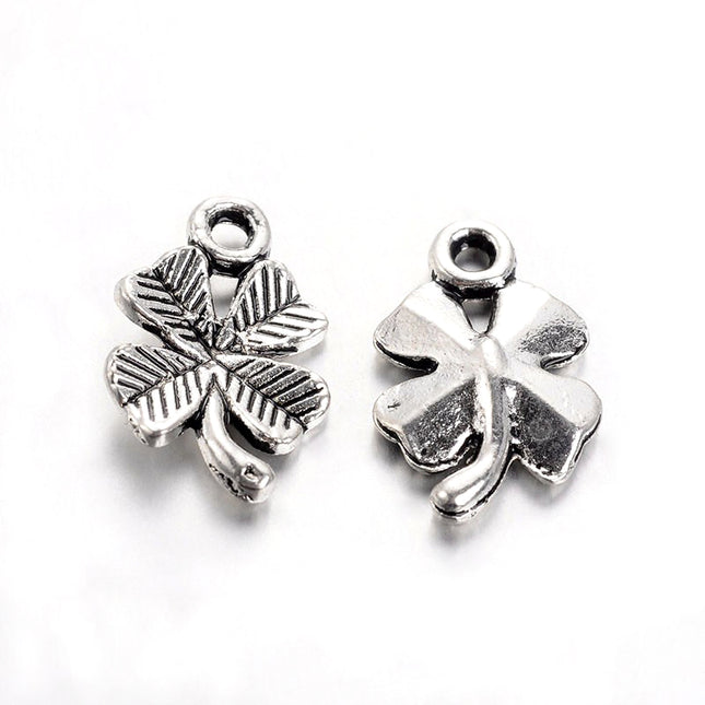Alloy Clover Charms