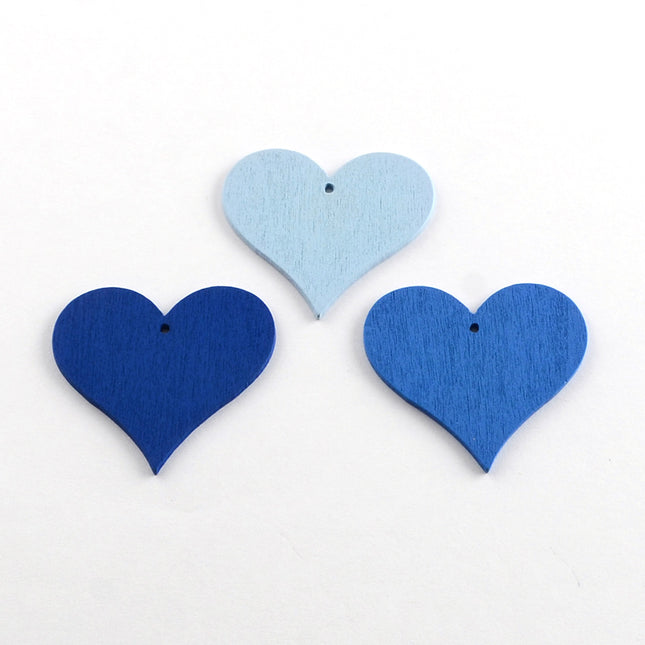 Blue Heart Pendants